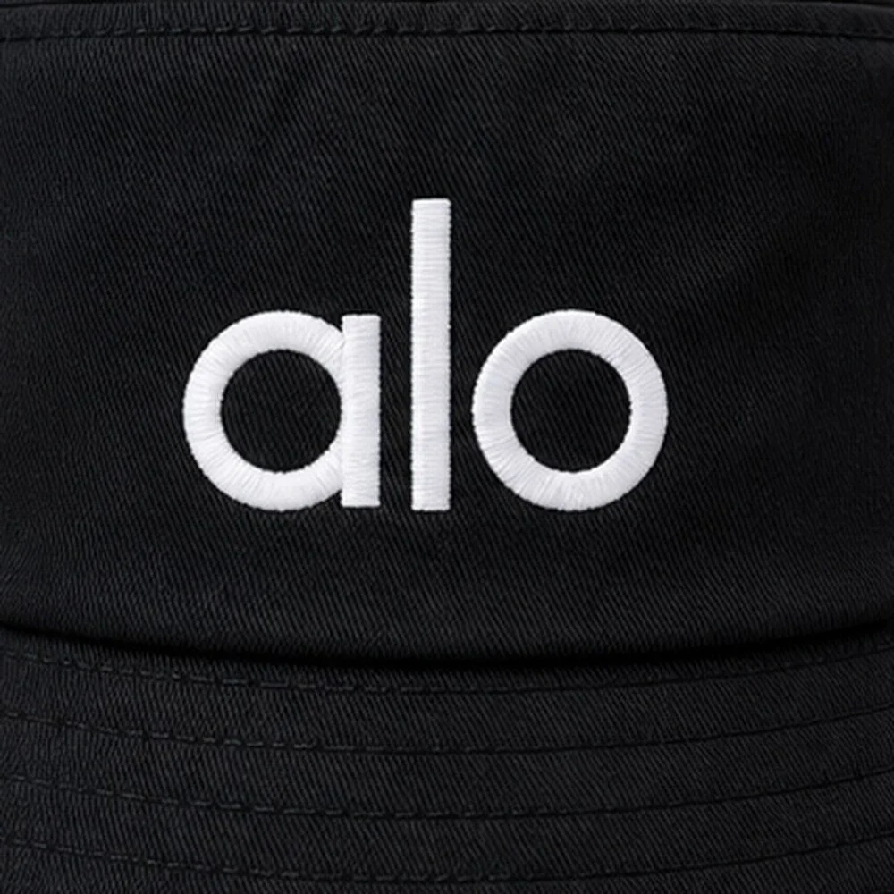 ALO Yoga Black Clean Bucket Hat OS